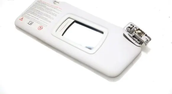 Sun visor clip/hook/bracket