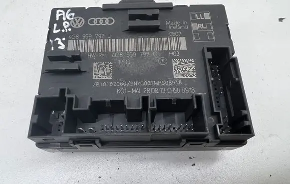 Audi A6 S6 C7 4G Door control unit/module 4G8959792J 4G8959792G