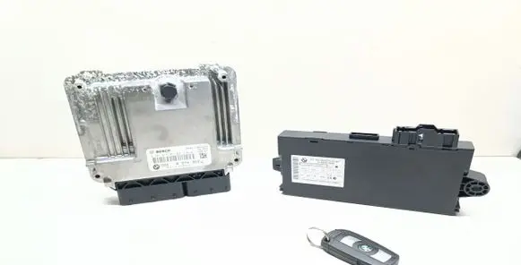 BMW X1 E84 Engine ECU kit and lock set 8574352 0281019853 9287535