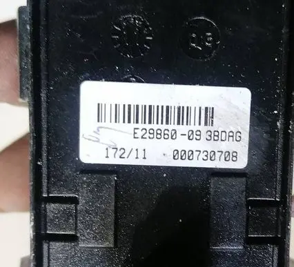 Peugeot 207 Glow plug pre-heat relay E29860093BDAG 000730708