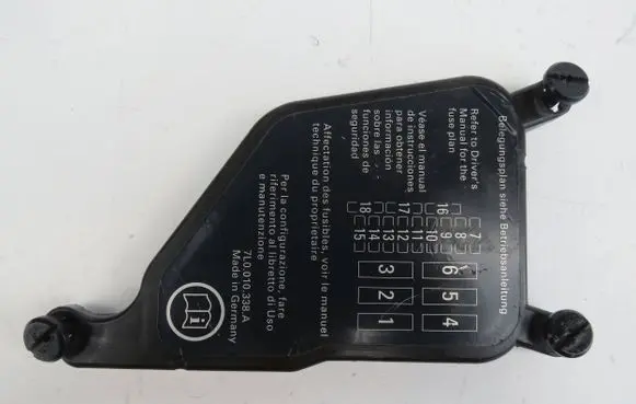Porsche Cayenne (9PA) Fuse box cover 7L0937576A