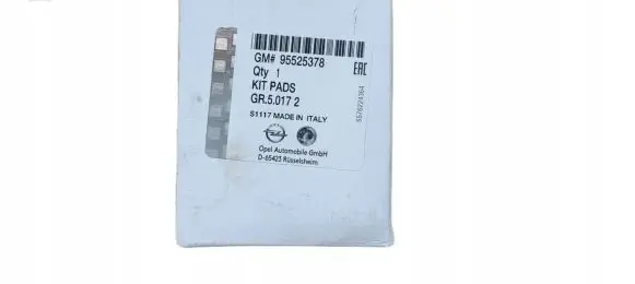 Opel Grandland X Brake pads (rear) 