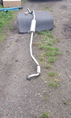 Opel Corsa C Exhaust gas pipe 95523186