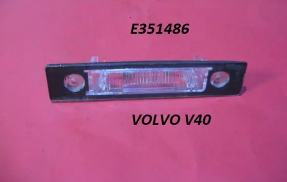 Volvo S40, V40 Number plate light E351486