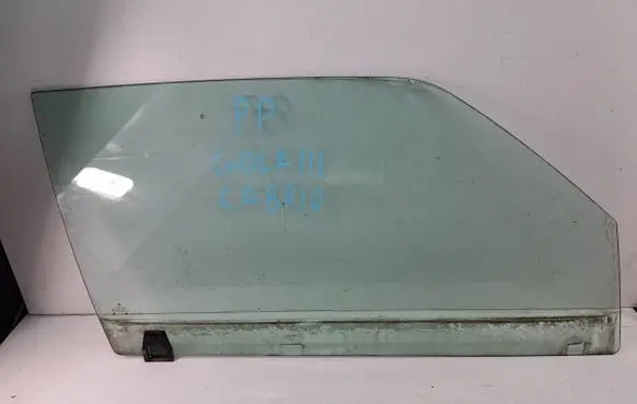 Volkswagen Golf III Front door window/glass (coupe) 43R001413 DOT448AS2M51