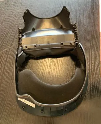 Steering wheel column trim