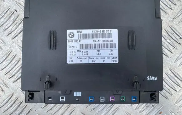 BMW 5 E60 E61 Seat control module 6927312 000062484 00401110A7