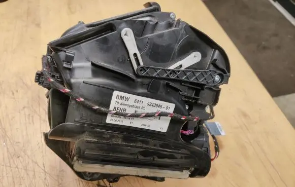 Interior heater climate box assembly