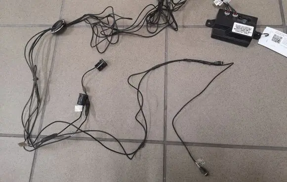 Ford C-MAX I Parking sensor (PDC) wiring loom 1633097 XVB4350