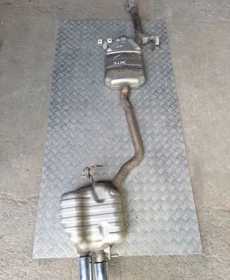 Audi A4 S4 B8 8K Muffler/silencer 8K0253411 8K0119E EBP20.407.02DE