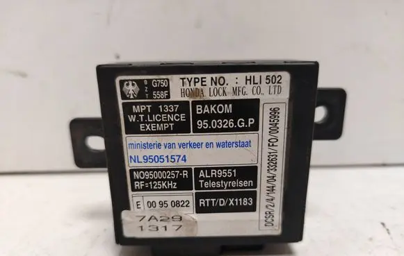 Honda Civic Immobilizer control unit/module 39730SX0G01 SX08A000000 6K180182