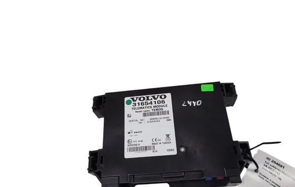 Volvo V60 Other control units/modules 31654106 31654542