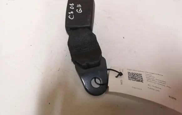 Citroen C3 Rear seatbelt buckle 33015510 9640832177