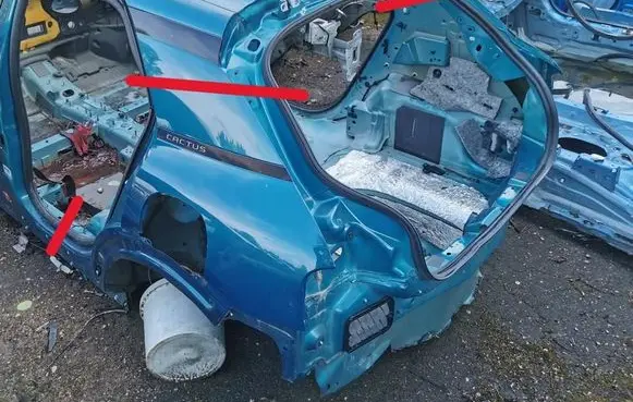 Citroen C4 Cactus Rear bodywork 