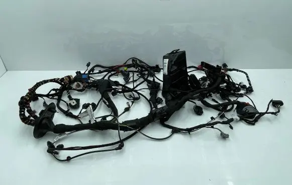 Volkswagen Touran III Engine installation wiring loom 5YB970704AT 5YB970705R