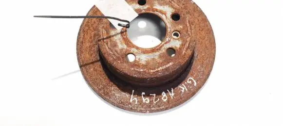 Mercedes-Benz A W169 Rear brake disc neventiliuojamas