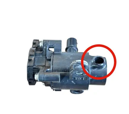 Coolant heater control valve