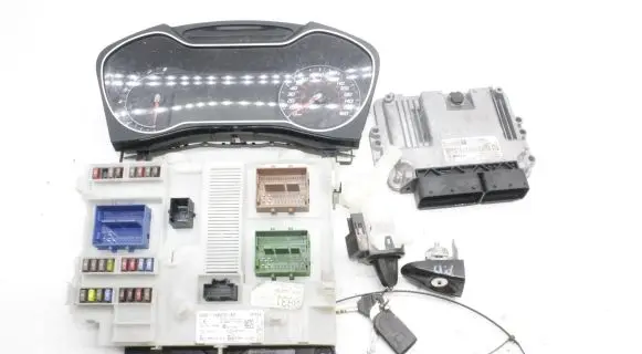 Ford S-MAX Engine ECU kit and lock set AU7112A650BA 0261S06456