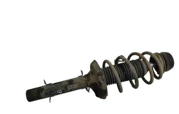 Front shock absorber with coil spring
