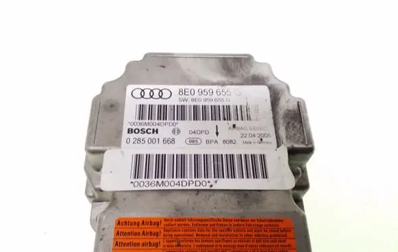 Audi A4 S4 B6 8E 8H Airbag control unit/module 8E0959655 8E0959655G