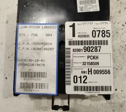 Renault Laguna II Comfort/convenience module 8200192469 8200190287