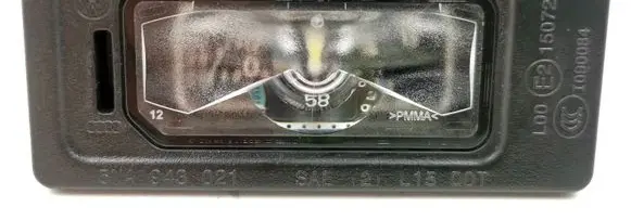 Number plate light