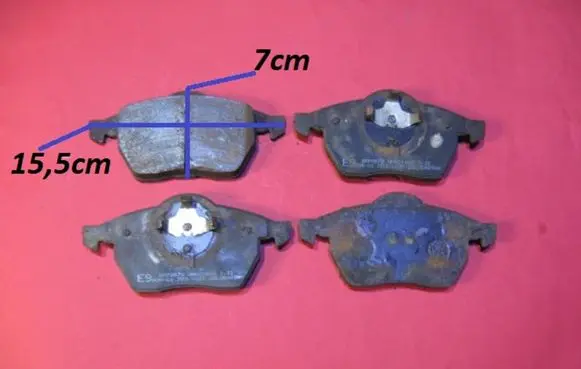 Audi A4 S4 B7 8E 8H Brake pads (front) WVA21848