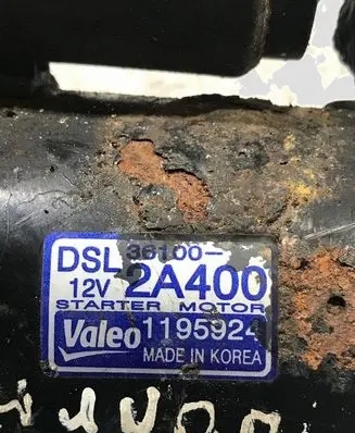 Hyundai i20 (GB IB) Starter motor 1195924 361002A400