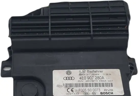 Audi A8 S8 D3 4E Other control units/modules 4E0907280A F005S00073