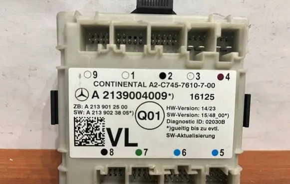 Mercedes-Benz E W213 Door control unit/module A2139004009 A2139023805 A2139012500