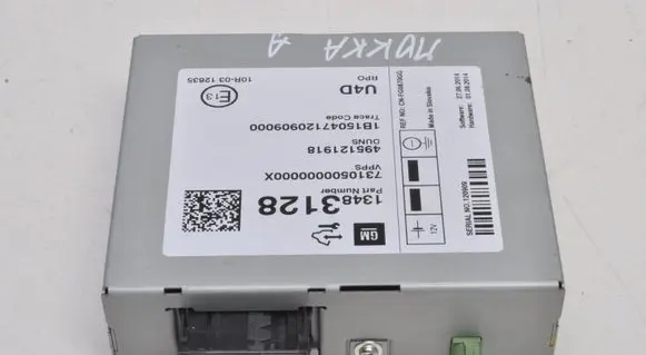 Opel Mokka Sound amplifier 13483128