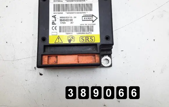 Citroen C5 Airbag control unit/module 9648403180