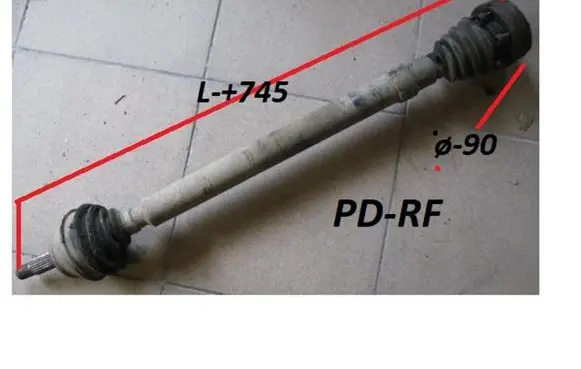 Seat Toledo I (1L) Front driveshaft 1319161820