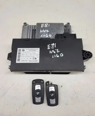 BMW 1 E81 E87 Engine ECU kit and lock set 8512499 9237047 0281017551
