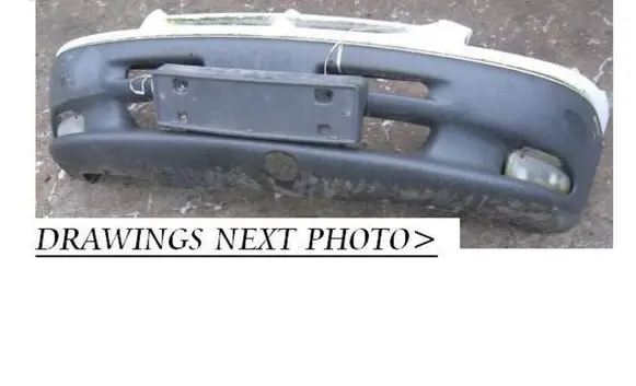 Chrysler Voyager Front bumper 46768461