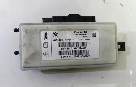 BMW X3 F25 Airbag control unit/module 9247024