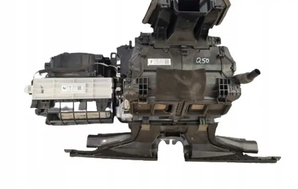 Interior heater climate box assembly