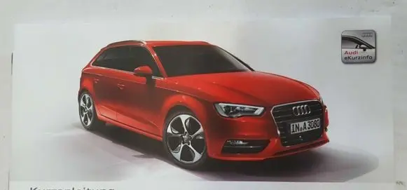 Audi A3 S3 8V User manual 1545628V000 GERMAN