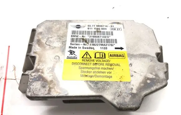 Mini One - Cooper Coupe R56 Airbag deployment crash/impact sensor 9808714