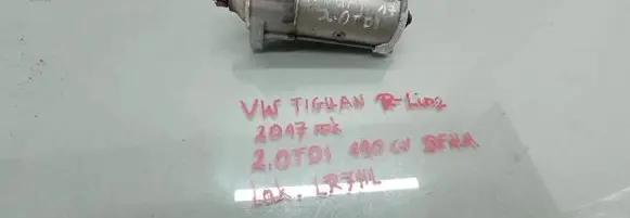 Volkswagen Tiguan Starter motor 02E911022C