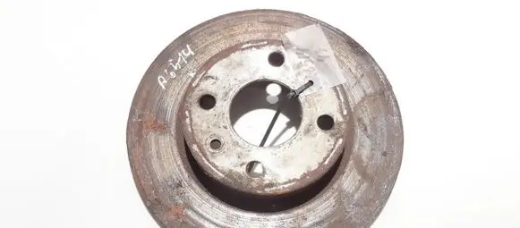 Fiat Punto (188) Front brake disc neventiliuojamas
