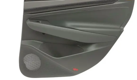 Front door card panel trim
