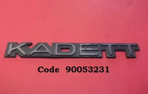 Opel Kadett E Manufacturers badge/model letters 90053231