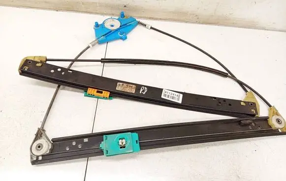 Volkswagen Touareg I Sliding door window regulator with motor 7L0837462 7L0837462D
