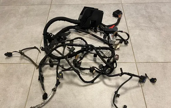 Engine installation wiring loom