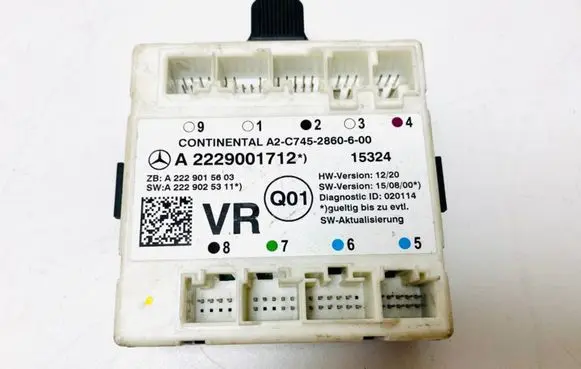 Mercedes-Benz S W222 Door control unit/module A2229001712 A2229000013 A2229005906