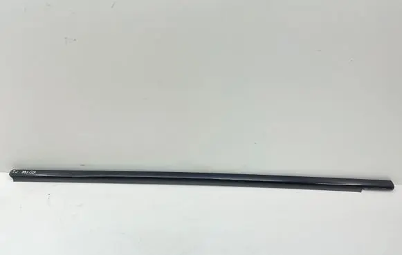 Front door glass trim molding