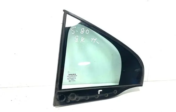 Volvo S80 Rear vent window glass DOT57M20AS2 43R001105