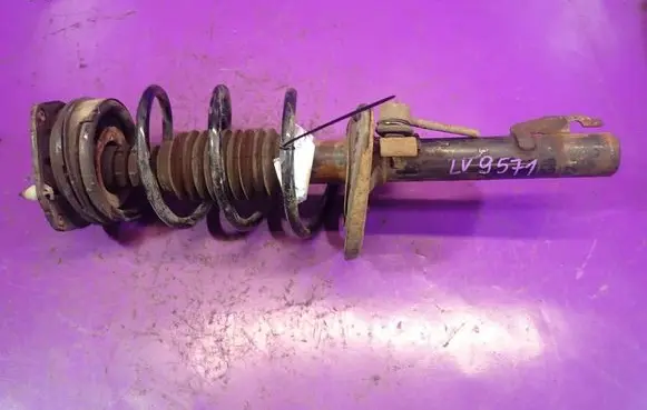 Renault Megane II Front shock absorber with coil spring