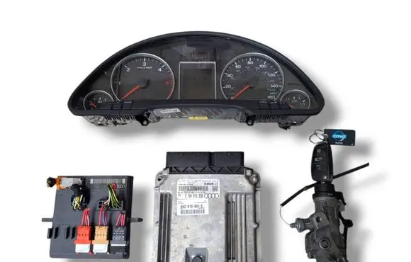 Audi A4 S4 B7 8E 8H Engine ECU kit and lock set 0281013095 8E2910401E